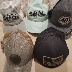 Gray and Black Mesh Caps All New Mint Die $30